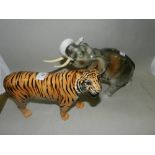 A Beswick Tiger, modelled with teeth bar