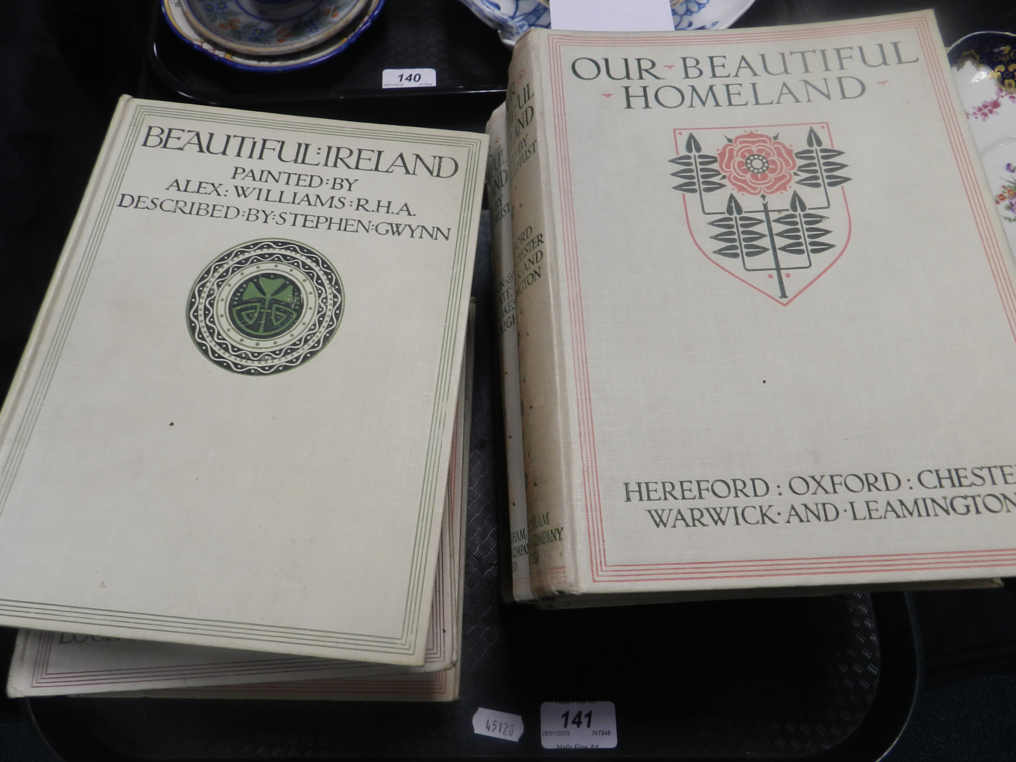 Six volumes of 'Our Beautiful Homeland',