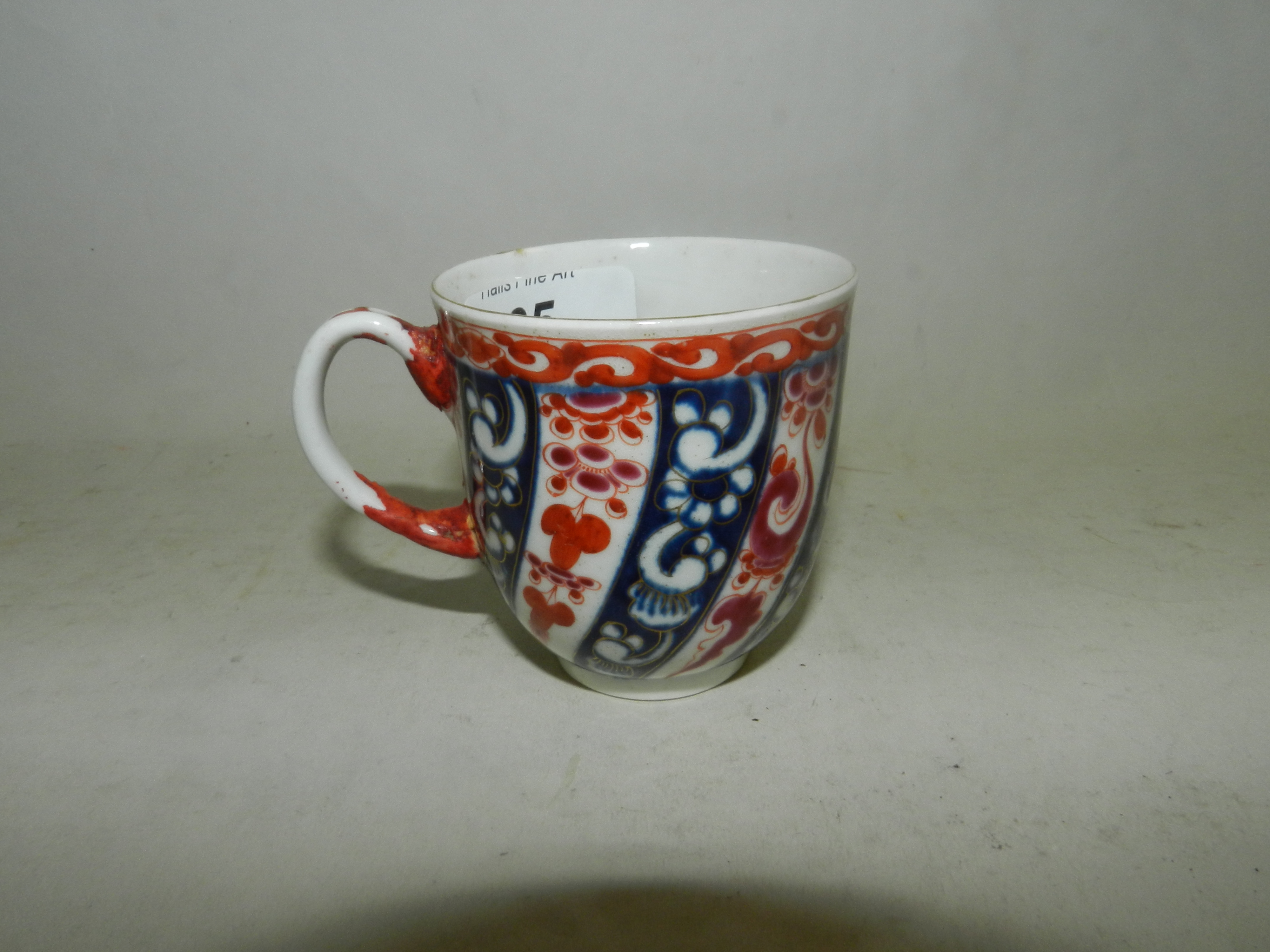 A First Period Worcester porcelain coffe