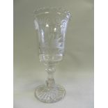 A late 19th century Continental glass ce