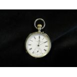 A London Lever registered pocket watch