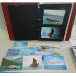 A collection of maritime related postcar