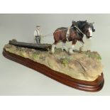 A Border Fine Arts model of 'Logging', a