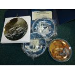 A large quantity of Collectors' Plates in original boxes,