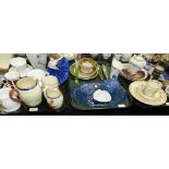 Mixed ceramics to include Royal Doulton Bunnykins wares, a Wade Tortoise, Wedgwood items,