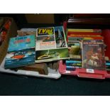 Three boxes of assorted children's annuals etc