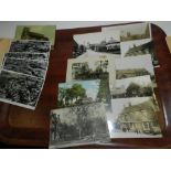 A collection of various postcards to include local examples from Audlem,