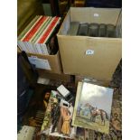 A collection of art reference books and auction sale catalogues etc