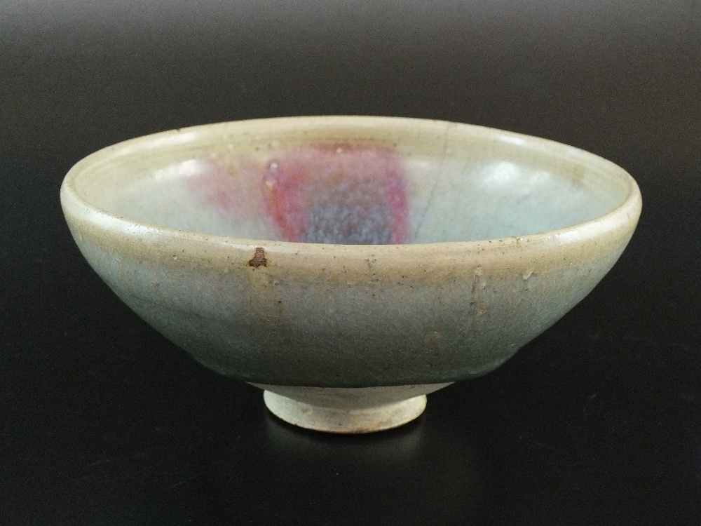 A Chinese Jun ware bowl, possibly Song Dynasty,