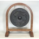 An Indonesian Gong and stand, 20th century,