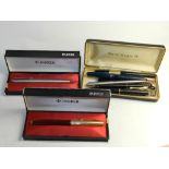 A Parker fountain pen with 14 carat gold nib,