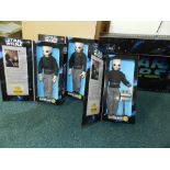 Sixteen boxed Star War figures