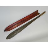 A Southern African machete probably Maasai Kenyan, early 20th century,