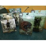 A collection of action figures from the motion picture 'The Matrix' to include: Mr Anderson, Neo,