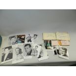 Two autograph albums and a collection of loose autographs to include, Hedley Ward, Desmond Lane,