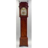 An 18th century walnut eight day longcase clock, the 12 inch arched brass dial signed 'Jn Berry,