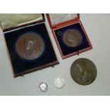 A Queen Victoria medallion,