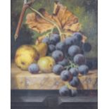 Henry George Todd (1846-1898)
Still life with Grapes and a Pear
Still Life with Grapes and a