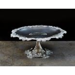 A Tiffany and Co silver comport, import mark for London 1901,