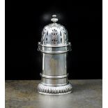 A Victorian silver sugar caster, Harris Brothers, London 1897,