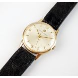 A Gentleman's 9ct gold Girard-Perregaux wristwatch,