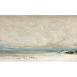 William Edward Ware (1915-1997)
Seafront
signed lower right
oil on canvas
56 by 90 cm