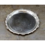 A silver salver, Cooper Brothers & Sons Ltd, Sheffield 1935,