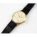 A Gentleman's 9ct gold Omega wristwatch,