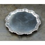 A silver salver, William Suckling Ltd, Birmingham 1934,