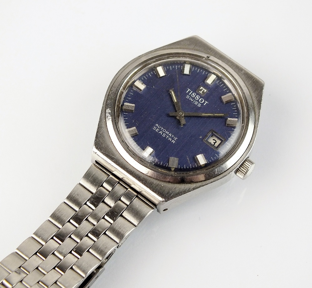 A Gentleman's stainless steel Tissot Automatic Seastar wristwatch,