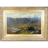 Alfred de Breanski (1852-1928)
Cattle grazing beside a highland loch
signed lower left
signed and