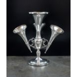 A silver epergne, makers mark indistinct, Birmingham 1913,