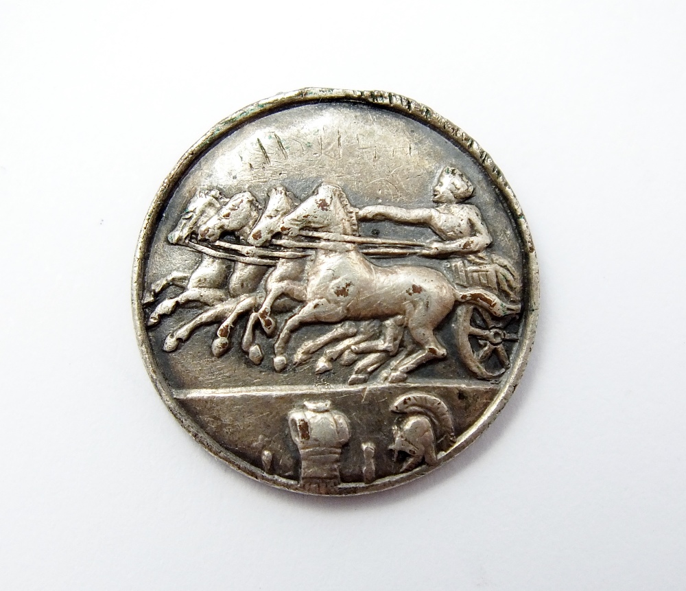 A Greek silver Drachm, circa 400 B.C. - Image 2 of 2