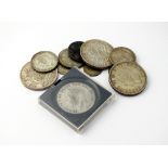 An assorted collection of Edward VII, George V, George VI and Elizabeth II silver and cupro-nickel,