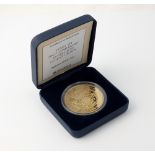 Westminster, Henry VIII 500th Anniversary double rose proof gold £5 crown, limited edition No.