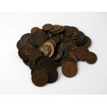 An assorted collection of British and Foreign silver, cupro-nickel, copper and bronze coinage,