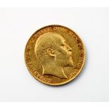 An Edward VII sovereign,