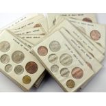 A large collection of modern coinage, cupro-nickel and bronze, George VI and Elizabeth II,