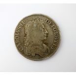 A Charles II crown, dated 1671, second bust, Tertio edge, ref S.