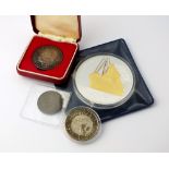 A large collection of commemorative coinage, mainly British silver, cupro-nickel, copper and bronze,