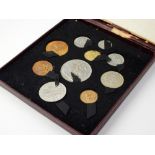 A Festival of Britain 1951 ten coin set, crown to farthing,