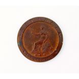 A George III bronze/copper pattern farthing,