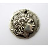 Greek silver coin, Kings of Thrace, Lysimachus, 323-281 B.C.