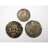 Two Henry VI silver groats, Calais, ref S.