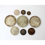 Three Victoria half crowns, dated 1878, 1882 and 1886, young head, ref S.