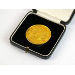 A 9ct gold medal, Smithfield Club, founded in 1798, awarded in 1938 to Exors of Gilbert,