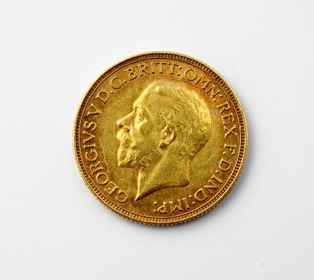 A George V sovereign, dated 1929,