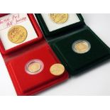 An Elizabeth II sovereign, dated 1965, together with a proof sovereign,