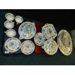 A Masons Ironstone 'Regency' pattern part tea and dinner service