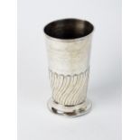 A Victorian silver presentation beaker, James Deakin & Sons, Sheffield 1891,